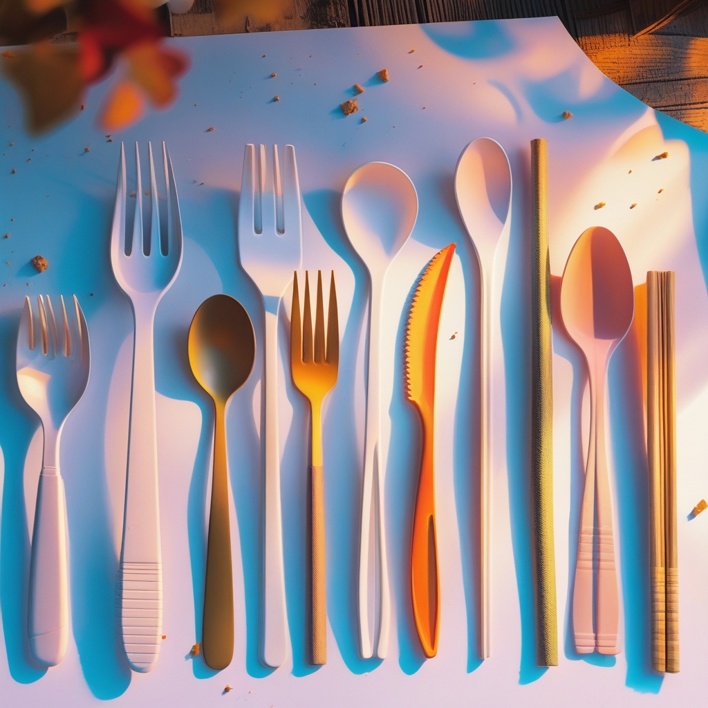 Disposable cutlery collection - forks, knives, spoons by Kings Packaging